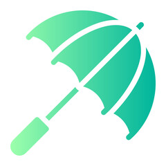 umbrella gradient icon