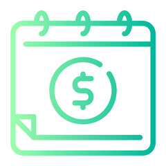 installment plan gradient icon