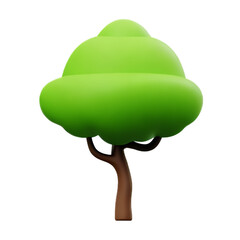 Illustration of a green tree