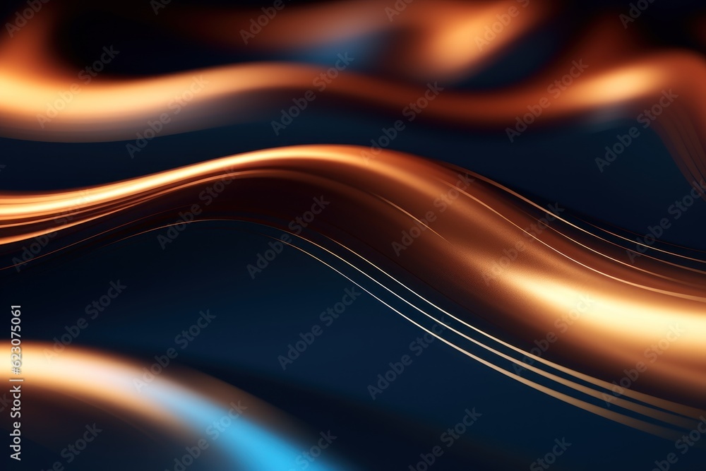 Poster abstract background with wavy line pattern. ai generated