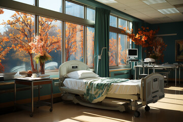 modern hospital  room