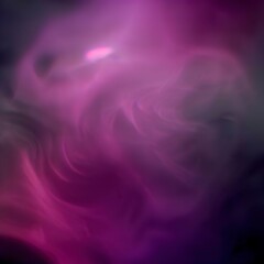 Obraz premium Swirling pink, magenta, purple fog on hazy dark background
