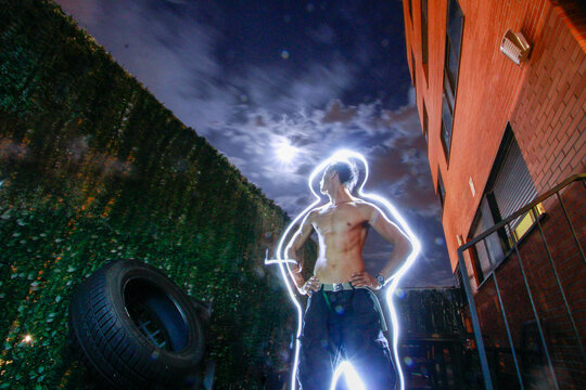 modo noche luz lunar