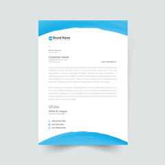 Minimal Corporate Letterhead Layout
