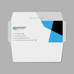 Professional clean and modern creative simple Business and corporate stylish envelope template design