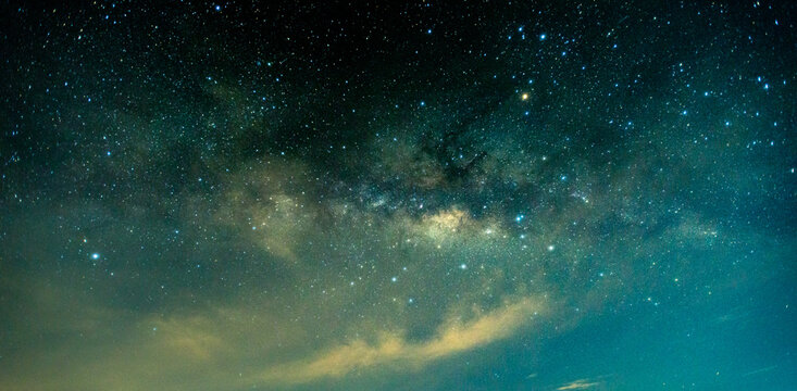 night sky with stars texture of blue sky with stars.overlight and noise techniques.
