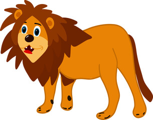 Cartoon lion