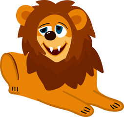 Funny lion