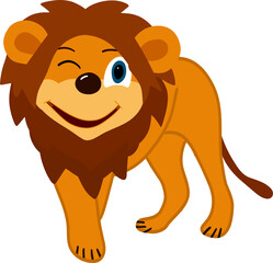 Cute lion