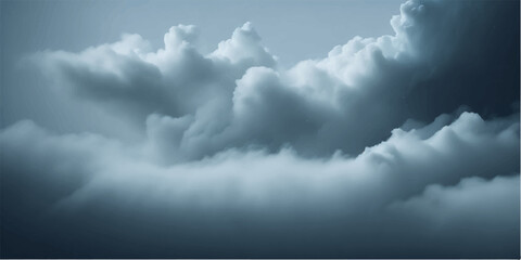 Background with black and white clouds. Abstract vector background with clouds.
