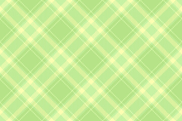 Fabric texture vector of seamless tartan pattern with a textile check plaid background.