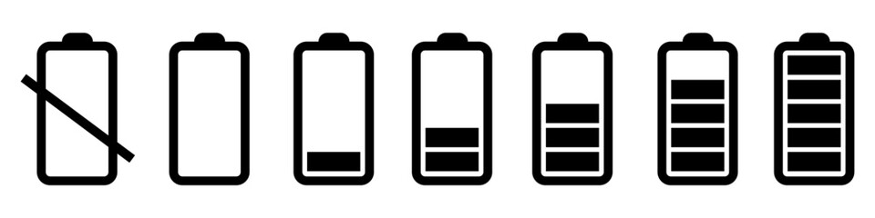 Battery charge icon vector. indicator battery illustration symbol. accumulator logo.