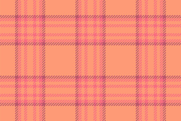 Vector seamless tartan of fabric background texture with a plaid pattern textile check.