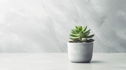 Plant in a Sleek and Minimal Environment