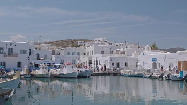 Naousa town in paros greece