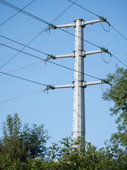 Un pylône électrique