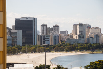 View of the Botafogo cove in Rio de Janeiro.