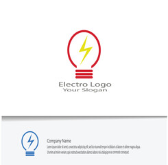 simple electro logo for your company needs, looks beautiful and elegant