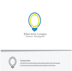 simple electro logo for your company needs, looks beautiful and elegant