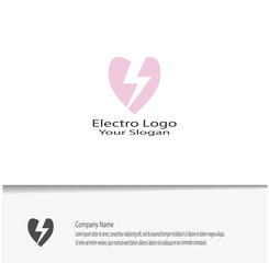 simple electro logo for your company needs, looks beautiful and elegant
