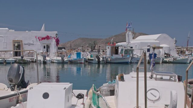 Naousa town in paros greece