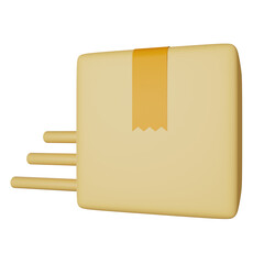 shipping 3d icon illustration