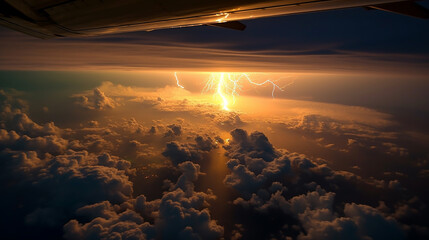 The dynamic and luminous nature of a lightning bolt