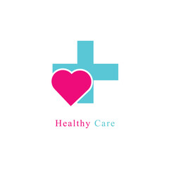 Free Vector medical health logo design template