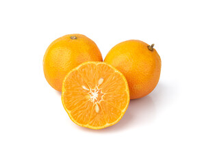Cravo or rose lemons isolated over white background