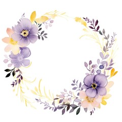 Vintage Luxury wedding invitation card template. template, Water Color Pastel Flower and bloom, Wedding decorative perfect rectangle frame border with gold line art, leaves branches, foliage. Elegant 