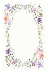 Fototapeta na wymiar Vintage Luxury wedding invitation card template. template, Water Color Pastel Flower and bloom, Wedding decorative perfect rectangle frame border with gold line art, leaves branches, foliage. Elegant 