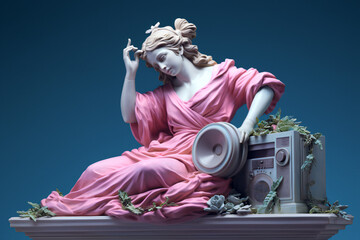 Neon Dreams: Illuminated Marble Masterpieces, Sculpted Radiance: Marble and Neon Converge, Neon's Caress: The Marble's New Glow