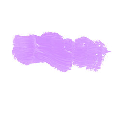 Abstract Gouache Purple Paint Stroke