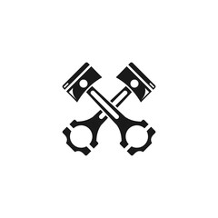 Vehicle Performance Parts - Piston and Conrods Icon, suitable for your design need, logo, illustration, animation, etc.
