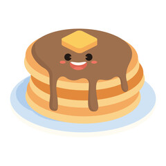 Cute Pancake Illustration