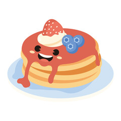 Cute Pancake Illustration