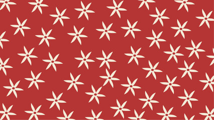 Abstract flowers leaves floral seamless pattern backround