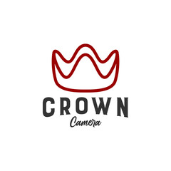 Lens hood as a crown logo