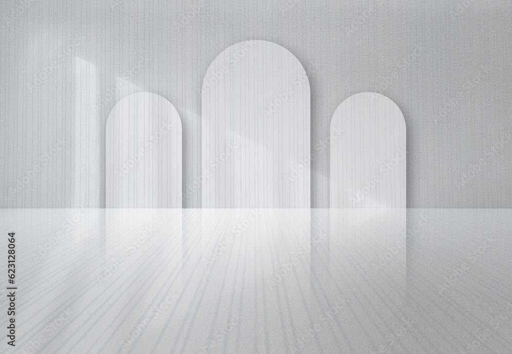 Poster artificial abstract lines texture interior spaces with light and shadow.