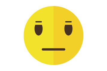 Ignore colored Emote icon Emoji symbol yellow Emoticon sign art