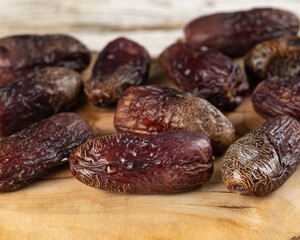 Anbar dates. dates on a tree. texture. useful berry
