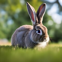 Fototapeta premium rabbit in the grass