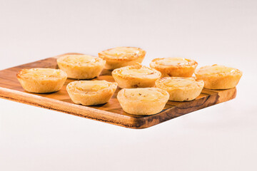 pies on a white plate