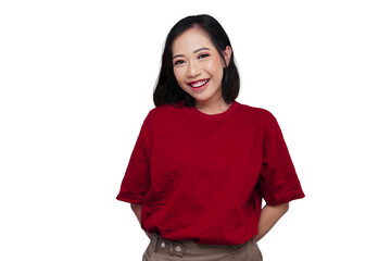 Asian Woman Expression Smiling
