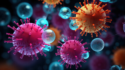 Coronavirus pandemic. Generative Ai