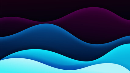 Abstract background soft gradient color and dynamic shadow on background .Vector background for wallpaper banner. Eps 10
