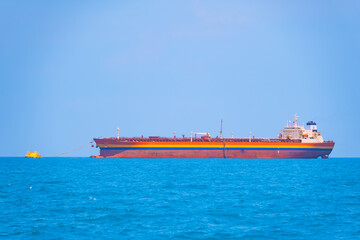oil tanker on single point mooring