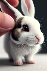 Obraz premium A cute animal friend Generative AI