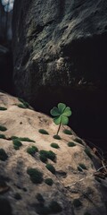 Cinematic Clover for Good Luck