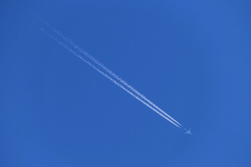 airplane in the sky